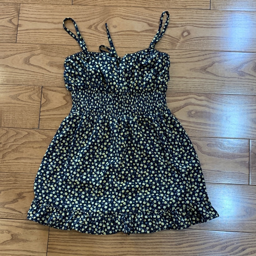 💛2/$20 Katie J NYC Black and White Floral Kids Dress